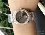 Copy Rolex Datejust 2-Tone Rose Gold Diamonds Watch 31MM